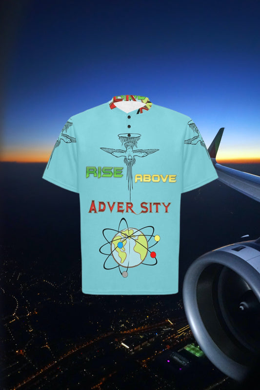Rise Above Adversity Henley Shirt