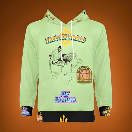 Free Your Mind Hoodie (Mint Green)