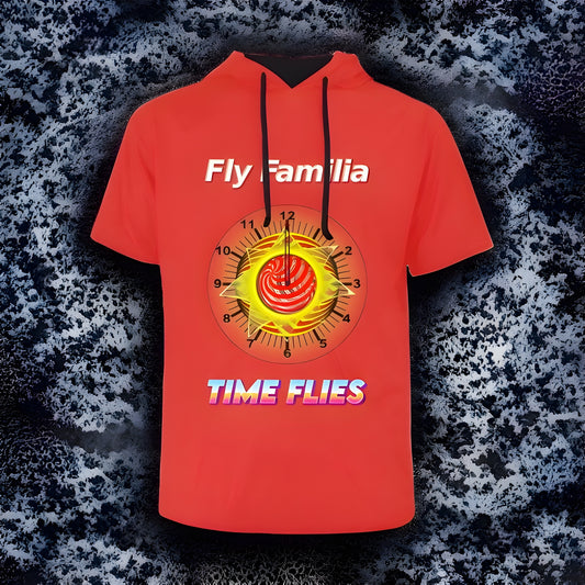 Time Flies Sleeveless Hoodie